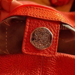 Red/orange metallic Vince Camuto purse